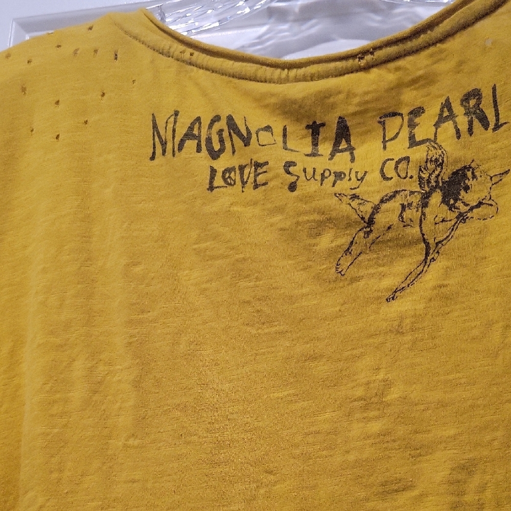 Magnolia Pearl Mustard Short Sleeve Tee - Picture 4 of 6